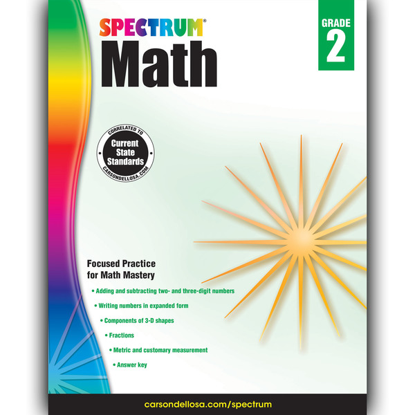 Spectrum Spectrum® Math Workbook, Grade 2 704562